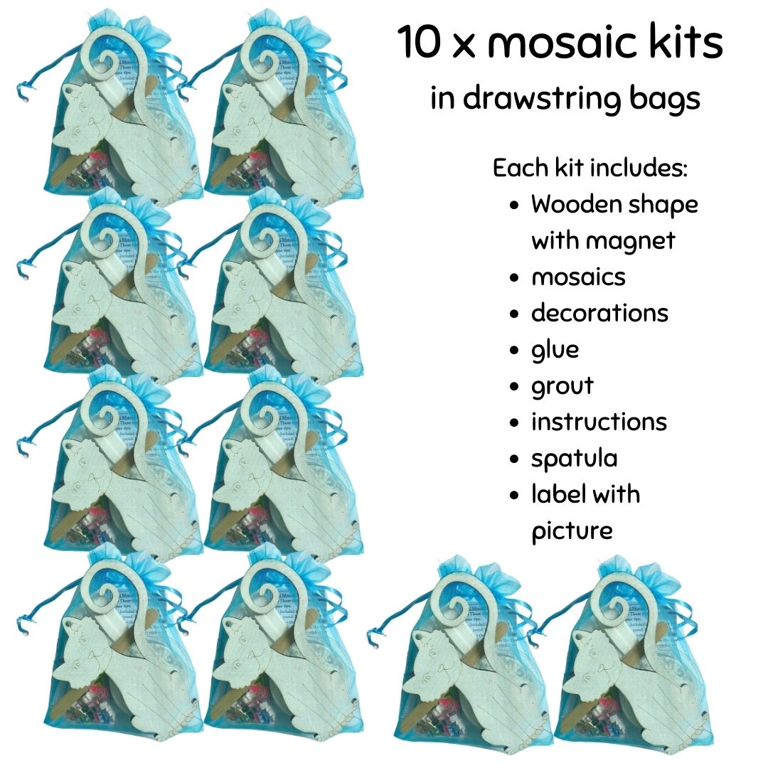 Mosaic Craft Kit with Magnet- Cat (Small)