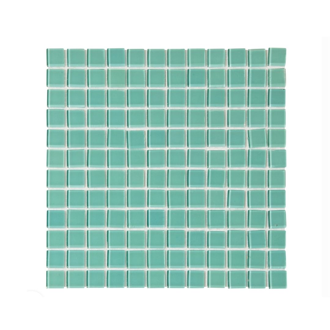 Decor Tiles - Turquoise Glass 23x23mm