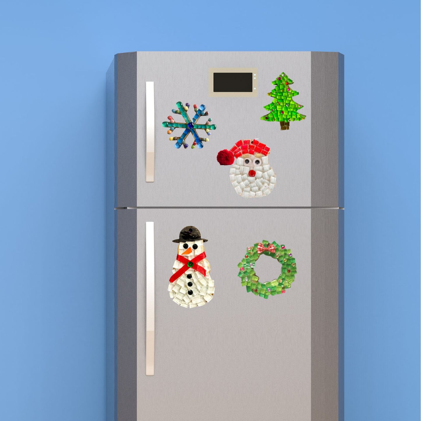 Single - Mosaic Craft Kit with Magnet - Father Christmas (Small)