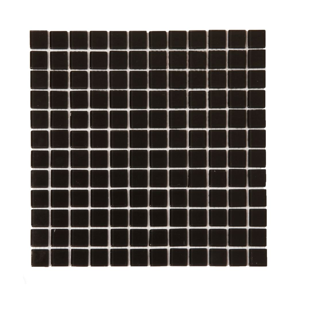 Decor Tiles - Black Glass 23x23mm