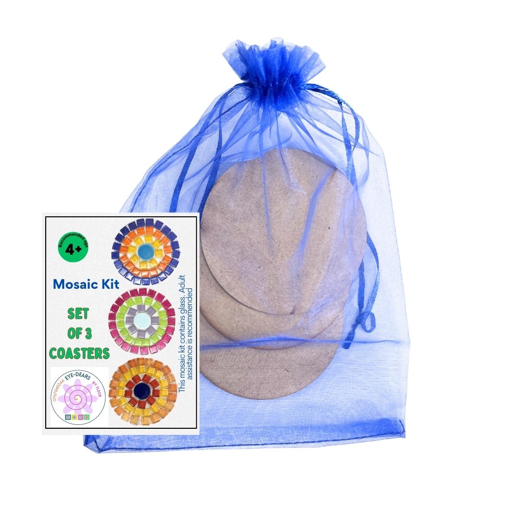 Single - Mosaic Craft Kit - 3 x Coasters (No Magnet) (Small)