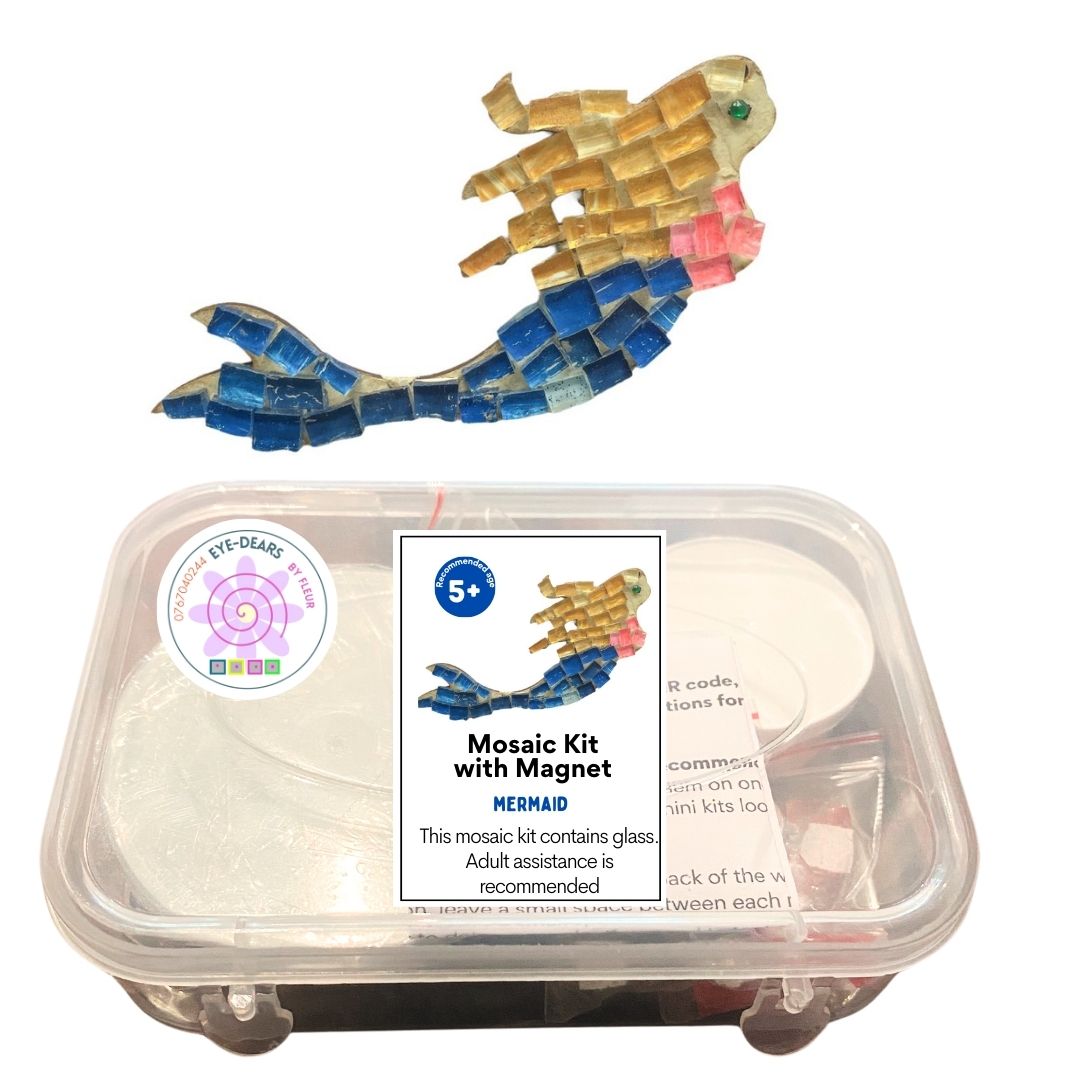 Mosaic Craft Kit with Magnet- Mermaid (Small)