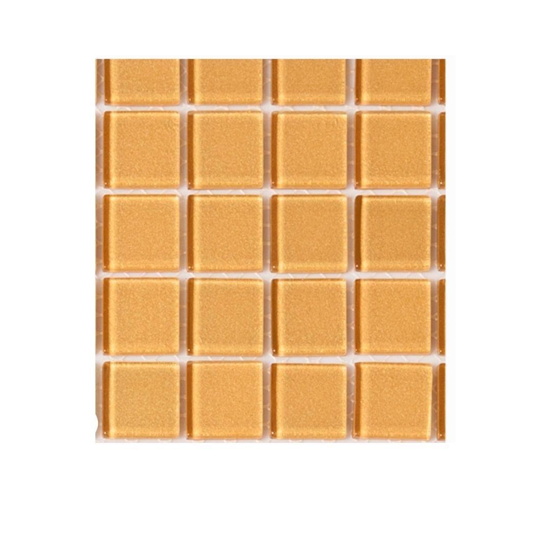 Decor Tiles - Gold Glass 23x23mm