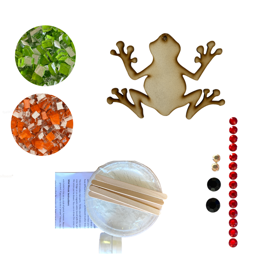 Mosaic Craft Kit with Magnet - Tree Frog (Medium)