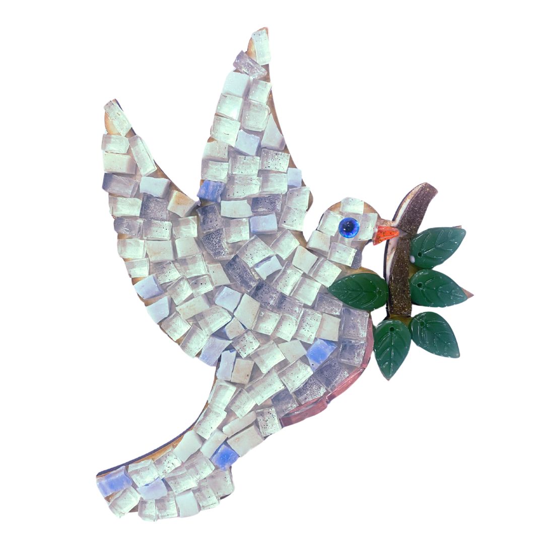 Bulk - Mosaic Craft Kit with Magnet - Dove (Medium)