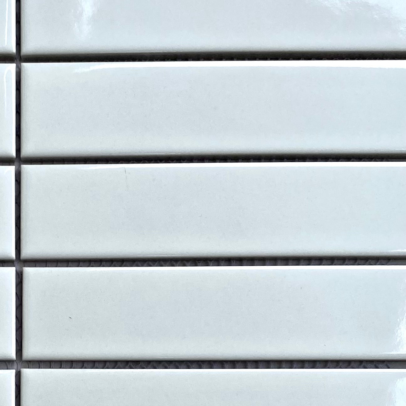 Decor Tiles -Glazed Mosaic Strip White