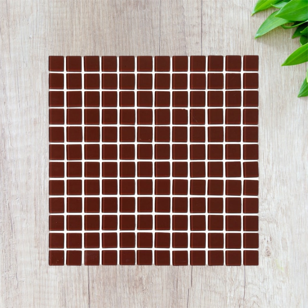 Decor Tiles - Chocolate Brown 23x23mm