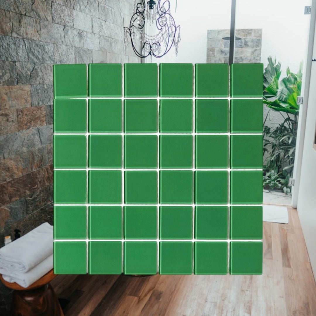 Decor Tiles - Emerald Green 48x48mm