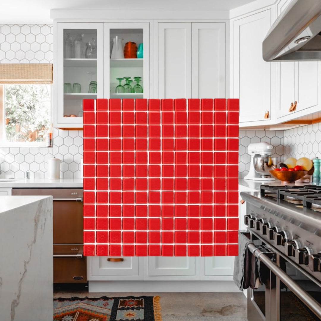 Decor Tiles - Post Box Red 23x23mm