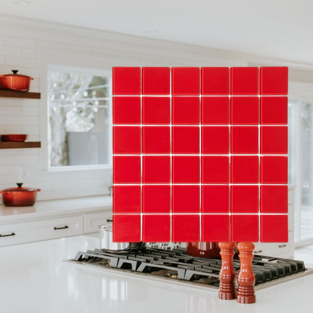 Decor Tiles - Post Box Red 48x48mm
