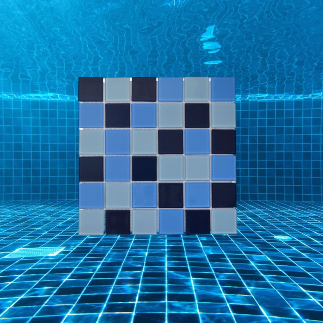 Decor Tiles - Ocean Blue Mix 48x48mm