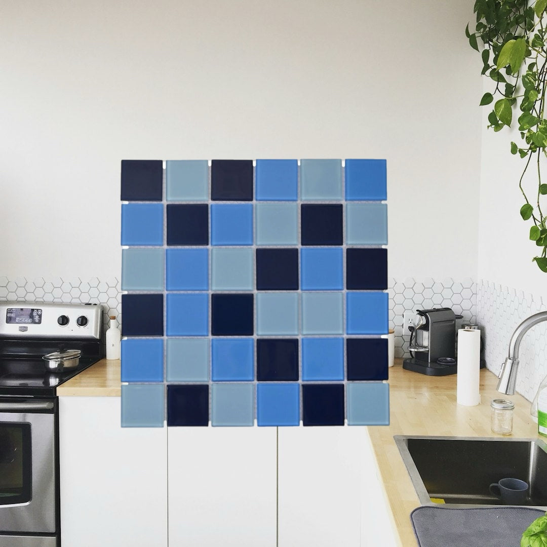 Decor Tiles - Ocean Blue Mix 48x48mm