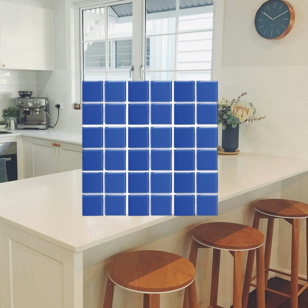 Decor Tiles - Royal Blue 48x48mm
