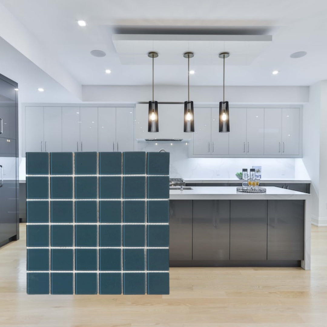 Decor Tiles - Petrol Blue 48x48mm
