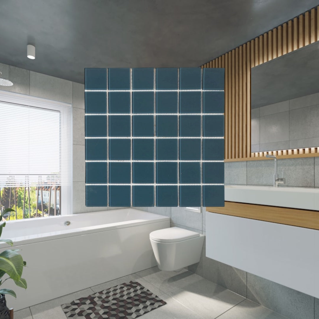Decor Tiles - Petrol Blue 48x48mm