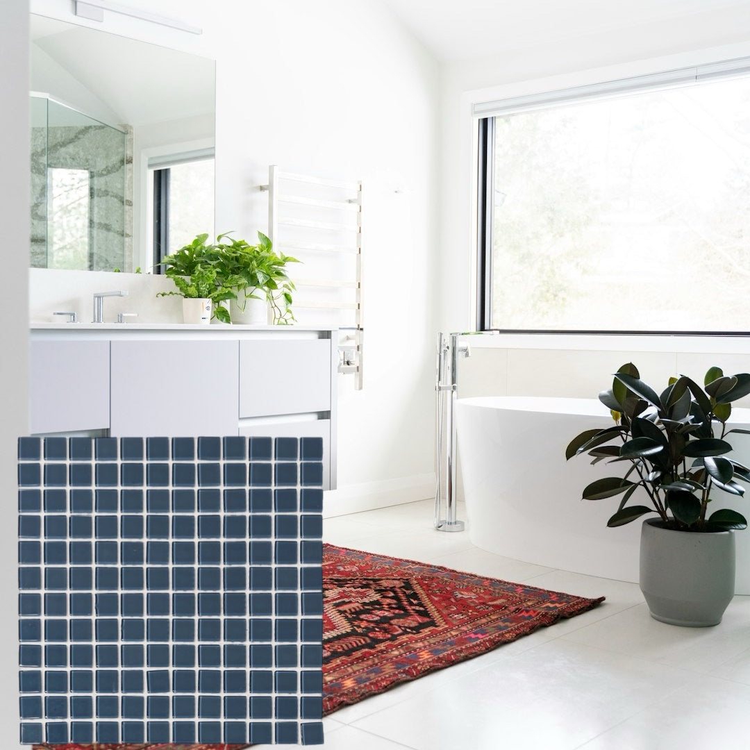 Decor Tiles - Petrol Blue 23x23mm