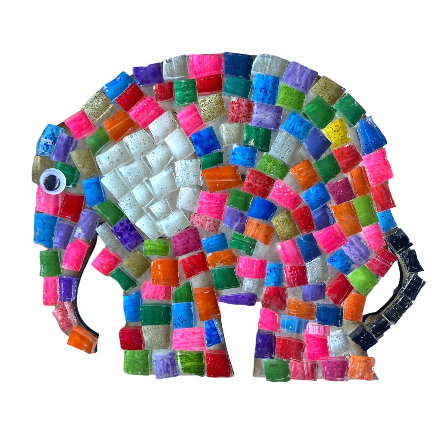 Mosaic Craft Kit with Magnet - Elephant (Medium)