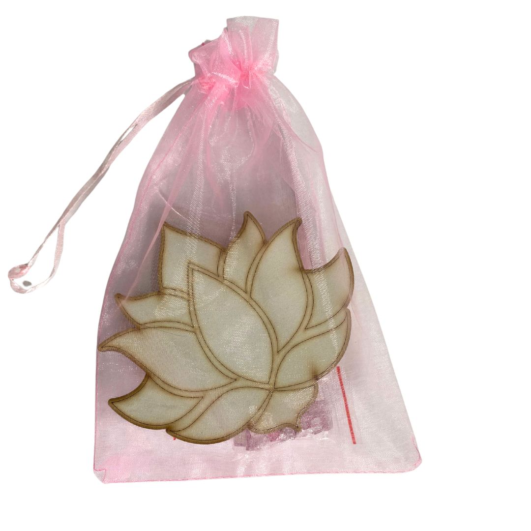 Single - Mosaic Craft Kit with Magnet - Lotus (Medium)