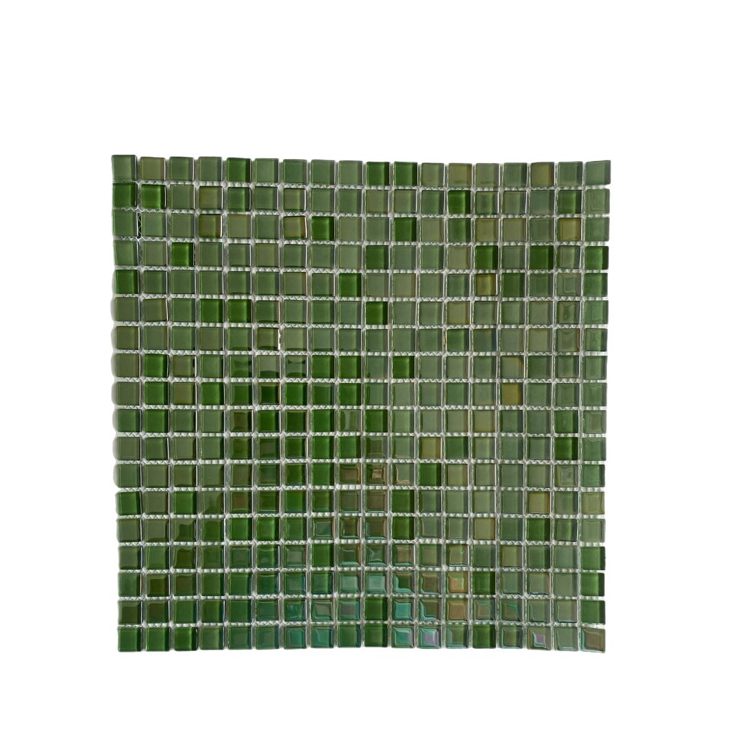 Decor Tiles - Forest Green Pearl 15x15mm
