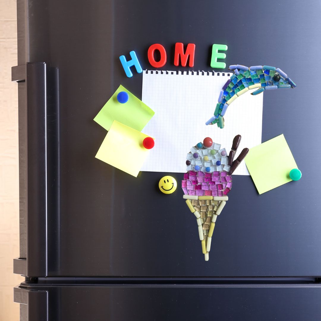 Mosaic Craft Kit with Magnet - Ice Cream (Medium)