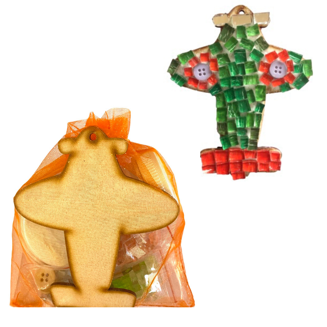 Single - Mosaic Craft Kit with Magnet - Plane (Small)