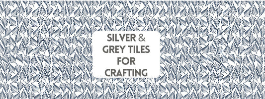 Mosaic Tiles - Silver and Grey