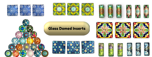 Glass Domed Inserts