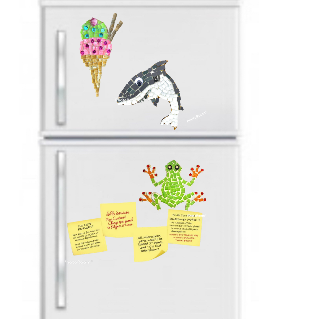 Mosaic Craft Kit with Magnet - Tree Frog (Medium)