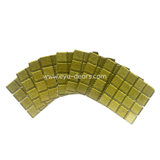 Mosaic Tiles - 10 x sheets of Summer Sun Glitter 23x23mm