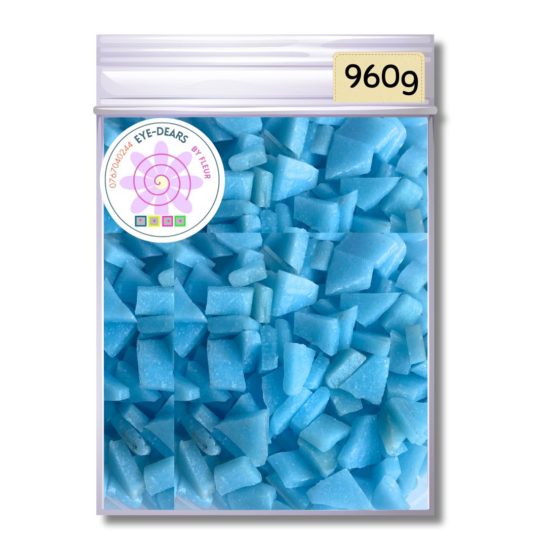 Mosaic Tiles Pre-cut Baby Blue 960g (for crafting)