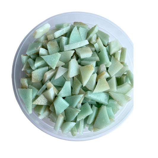 Mosaic Tiles Pre-cut Soft Green 960g (for crafting)