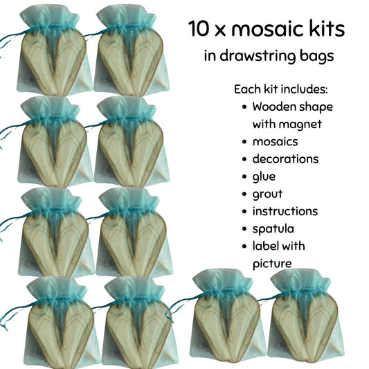 Bulk - Mosaic Craft Kit with Magnet - Slops (Small)