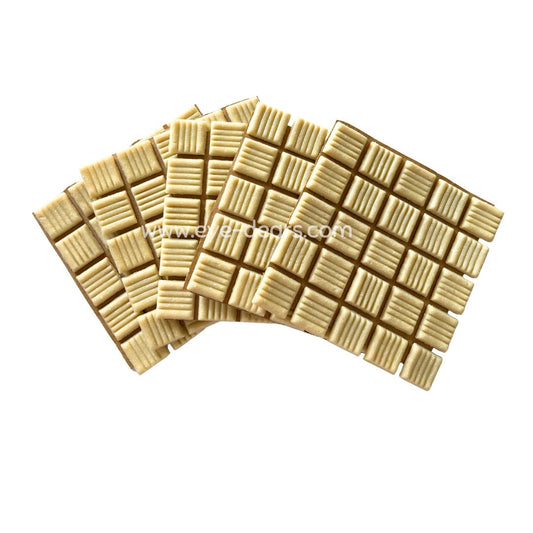Mosaic Tiles - 10 x sheets of Turn on Texture - Condensed Milk 20x20mm