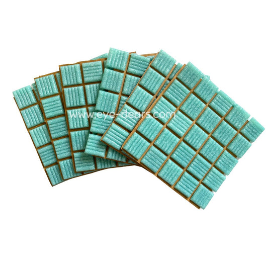 Mosaic Tiles - 10 x sheets of Turn on Texture - Turquoise 20x20mm
