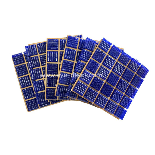 Mosaic Tiles - 10 x sheets of Turn on Texture - Royal Blue 20x20mm