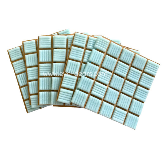Mosaic Tiles - 10 x sheets of Turn on Texture - Pale Blue 20x20mm