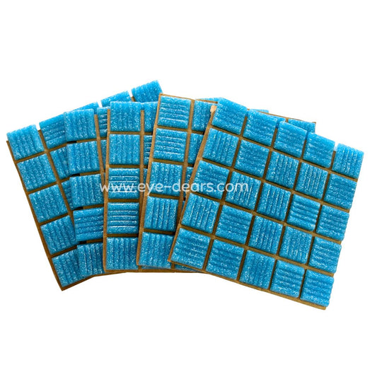 Mosaic Tiles - 10 x sheets of Turn on Texture - Capri Blue 20x20mm