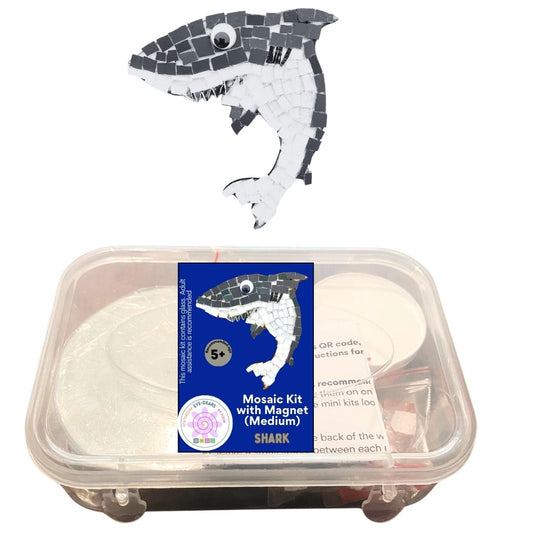Single - Mosaic Craft Kit with Magnet - Shark (Medium)