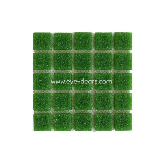 Mosaic Tiles Single Sheet -Matt Amazon Green 20x20mm
