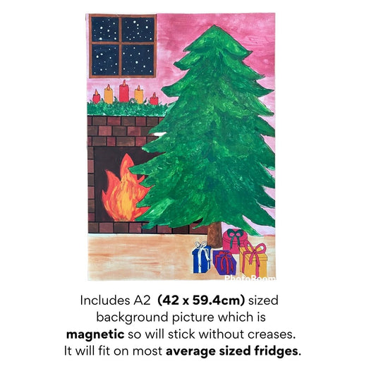 Christmas Magnetic Background (A2 Size)