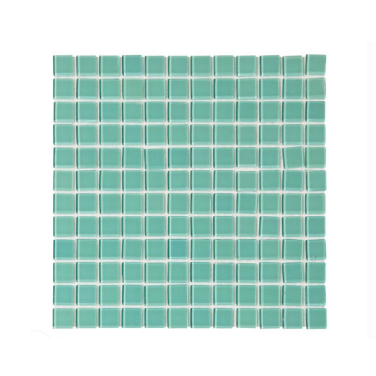 Decor Tiles - Turquoise Glass 23x23mm