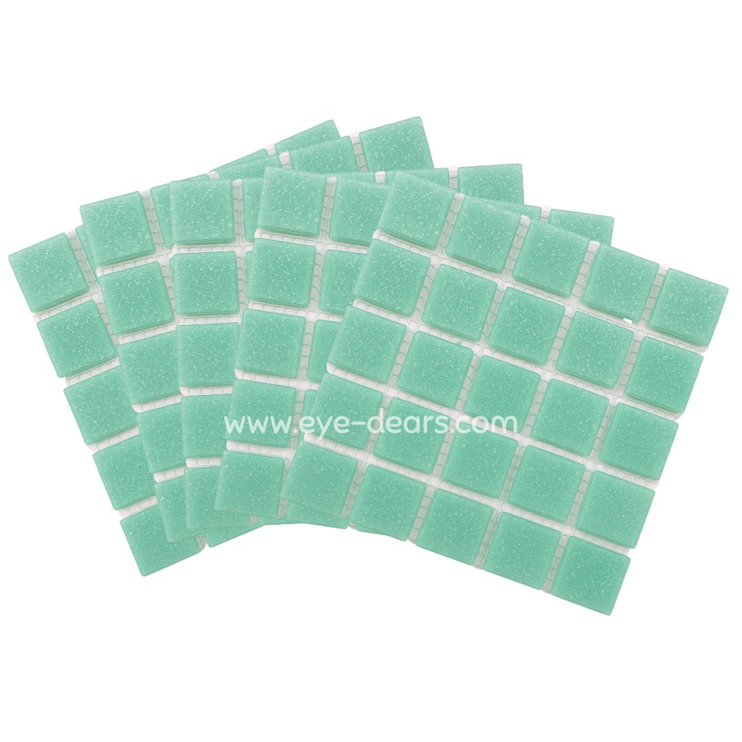 Mosaic Tiles - 10 x sheets Turquoise 20x20mm