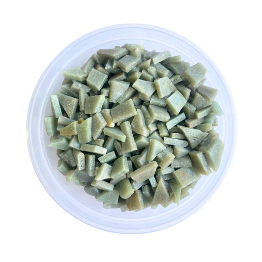 Mosaic Tiles Pre-cut Avocado Green 960g (for crafting)