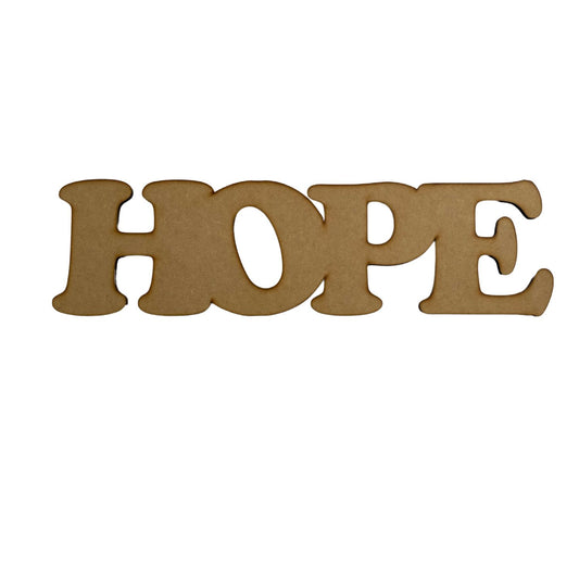 Wooden Blank - Hope (53x15cm)