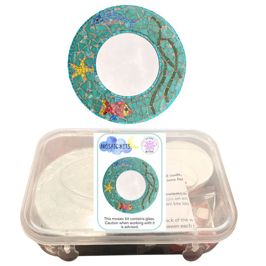 Mosaic Craft Kit - Sea Mirror  (Extra Large)