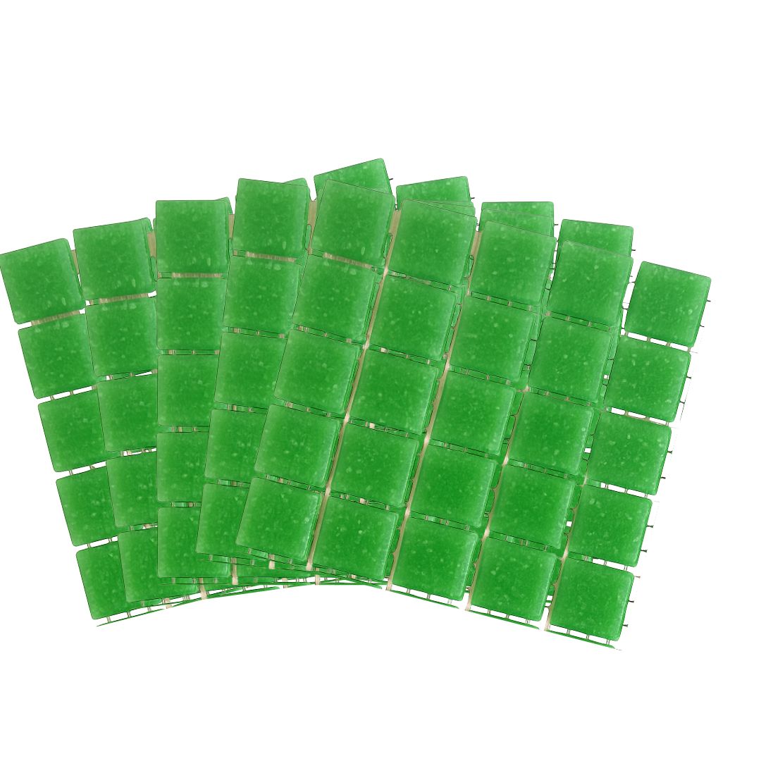 Mosaic Tiles - 10 x Craft Size sheets Matte Mint Green 20x20mm