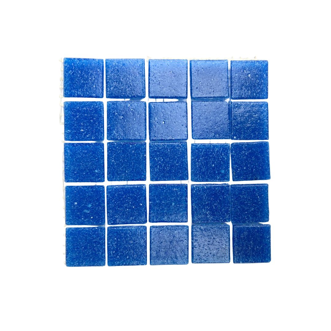 Mosaic Tiles - 10 x Craft Size sheets Matte Sky Blue 20x20mm