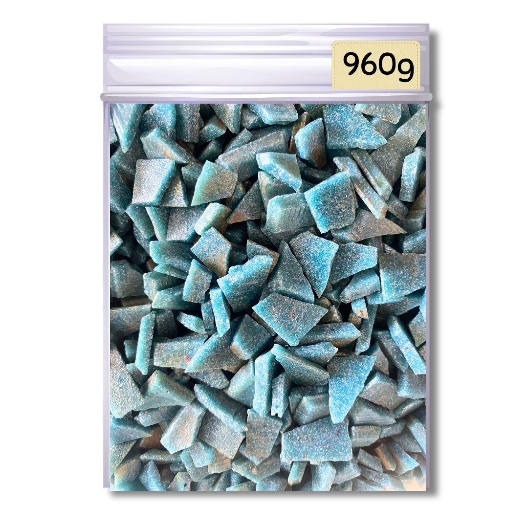 Mosaic Tiles Pre-Cut Teal 960g (for crafting)