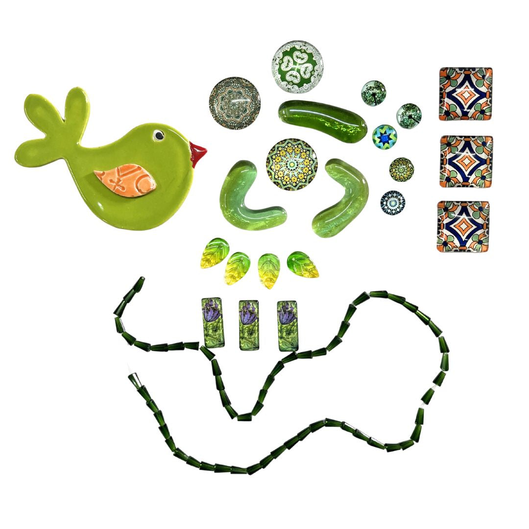 Craft/Mosaic Insert Collection - Green Set 2