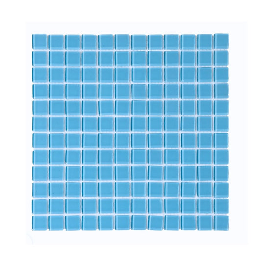 Decor Tiles - Baby Blue Glass 23x23mm